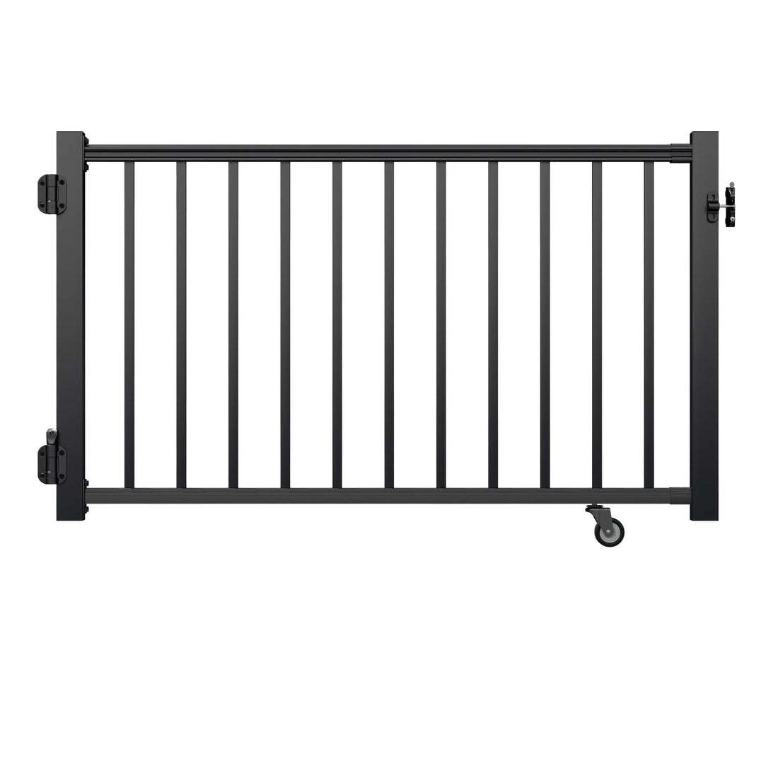 railing gate for deck railing layout
