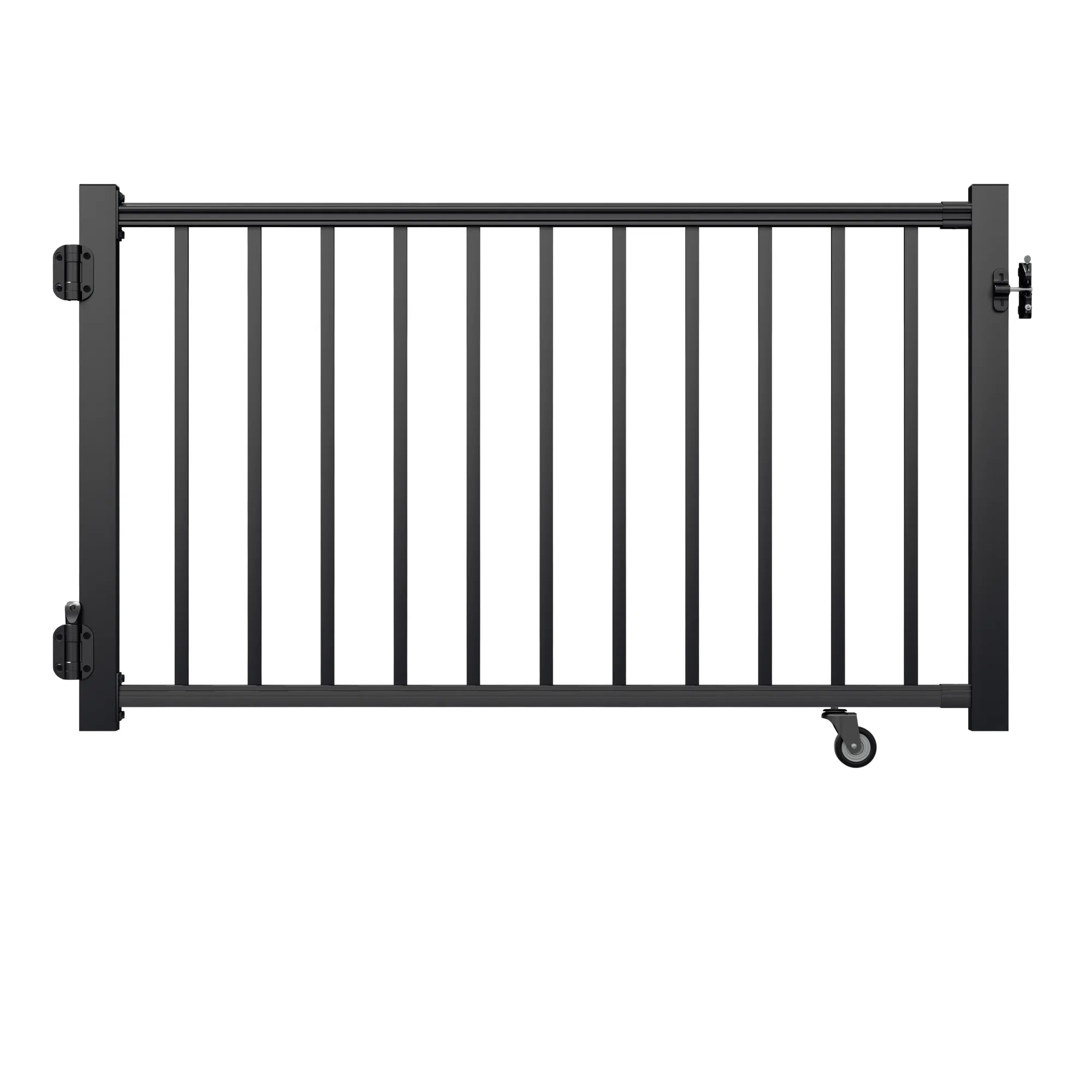 railing gate for deck railing layout