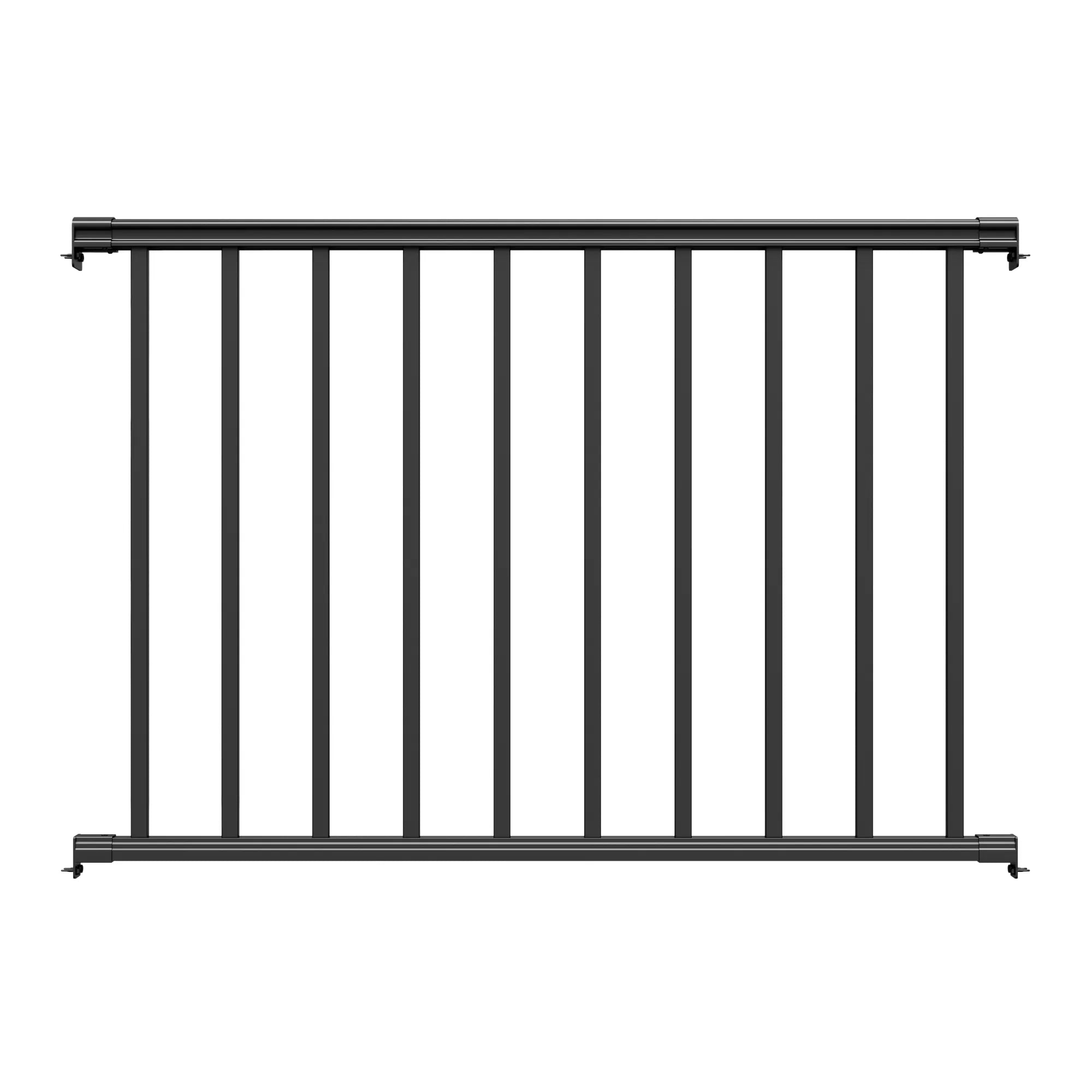 aluminum railing for aluminum vs wood deck railing