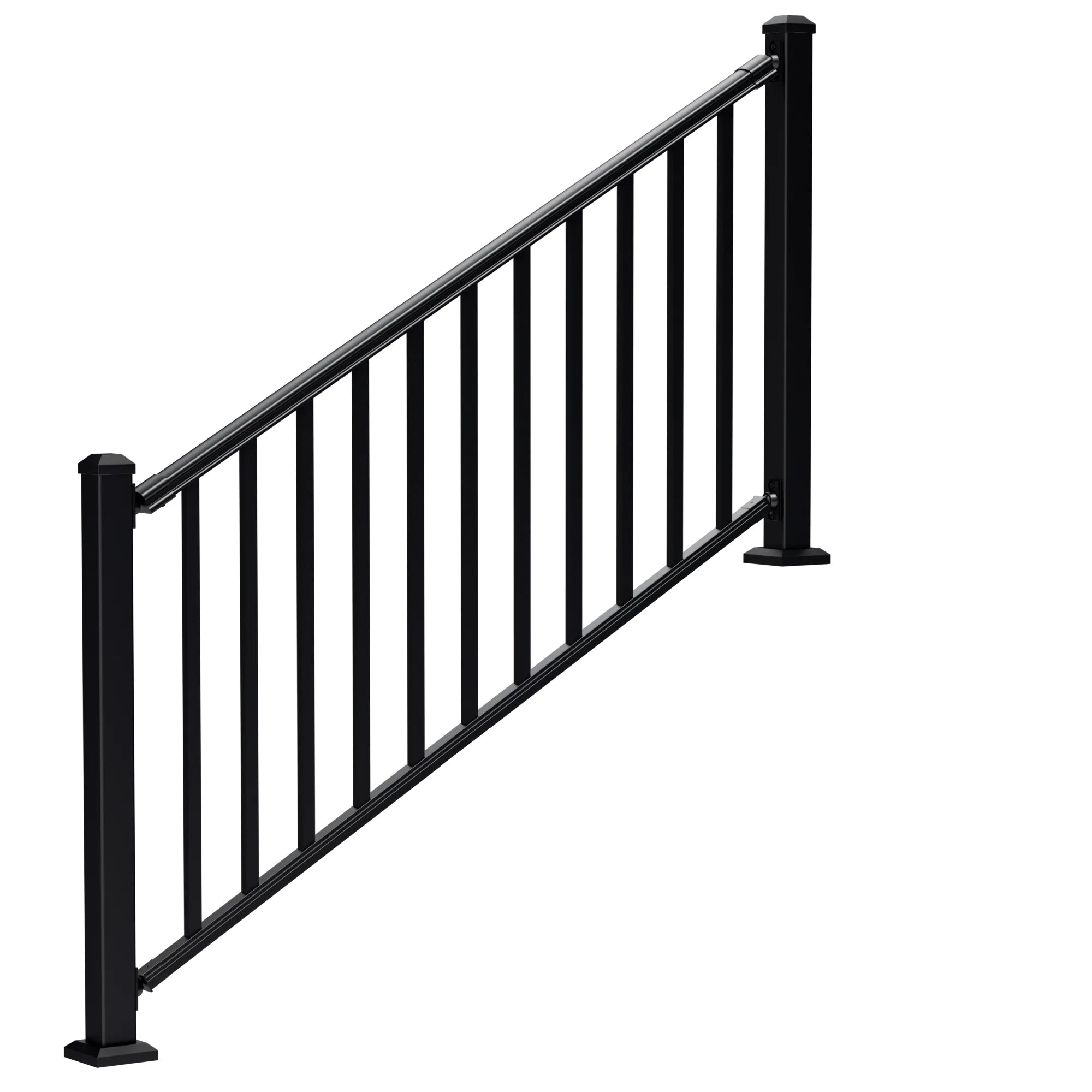 stair railing for how many railing panels do I need
