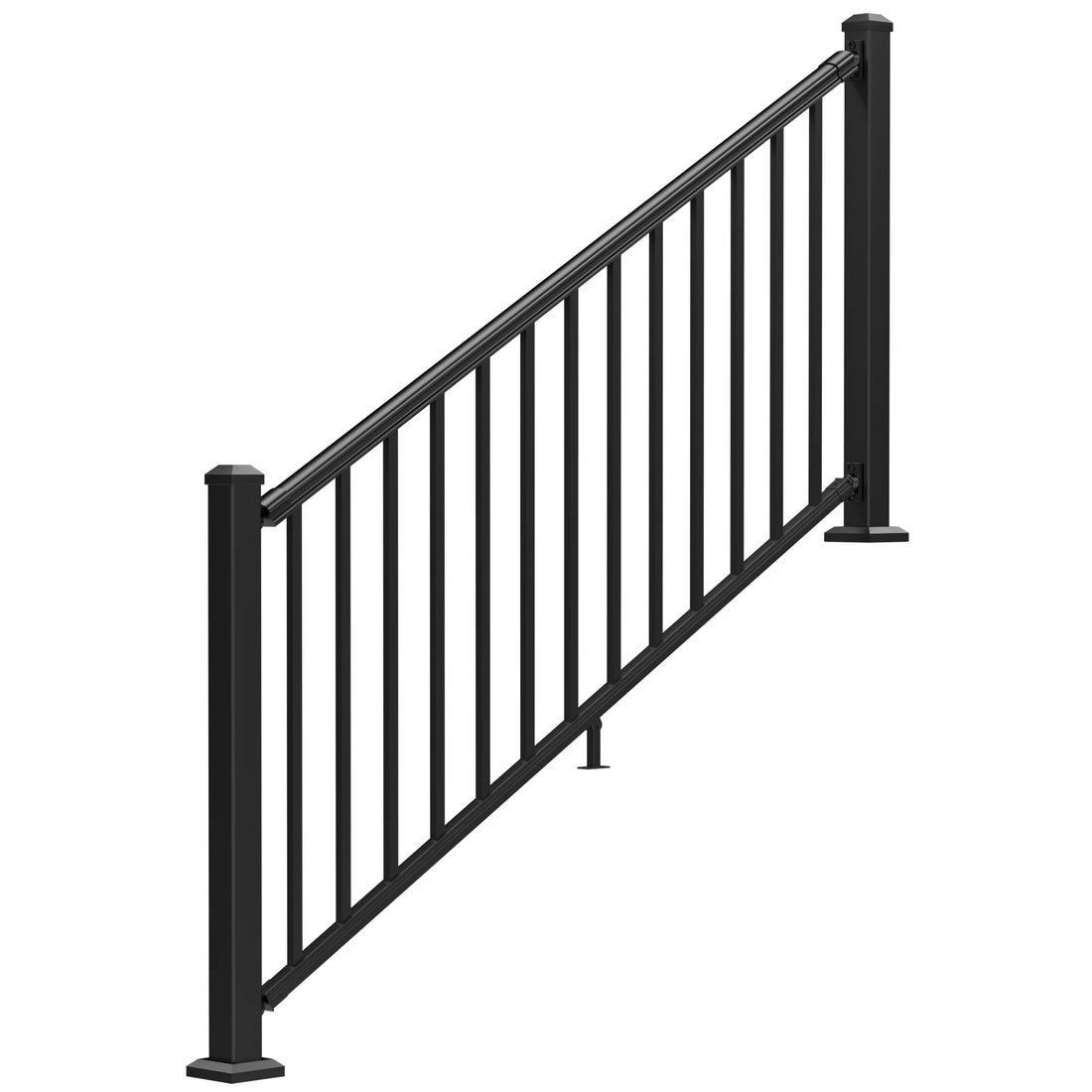 stair railing for how many deck railing posts do I need
