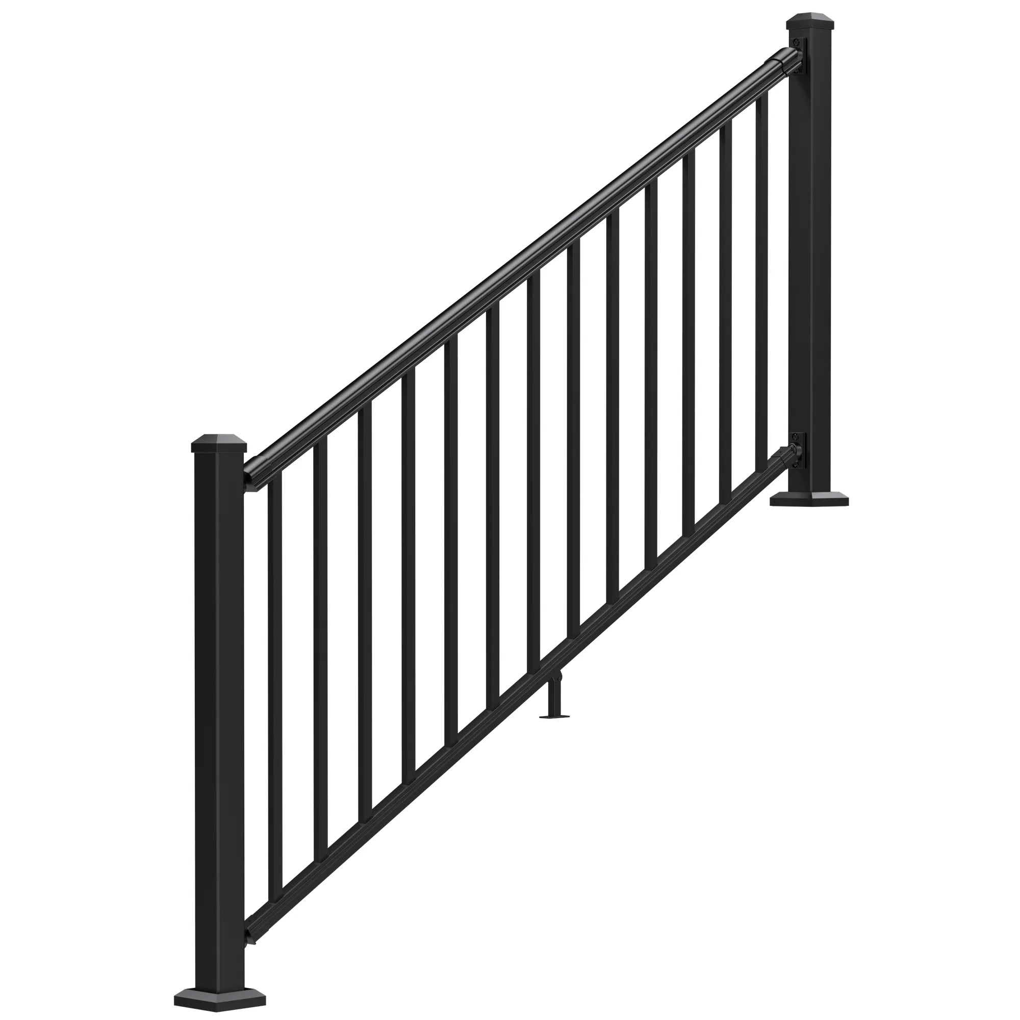 stair railing for how many deck railing posts do I need